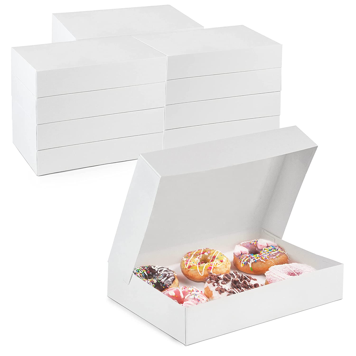 Paper cookie macaron cupcake box donut boxes candy wedding box with clear window
