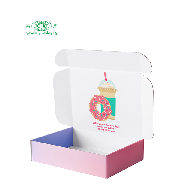 Wholesale custom pink bakery cake donuts and cookie doughnut packing box personalized boxes