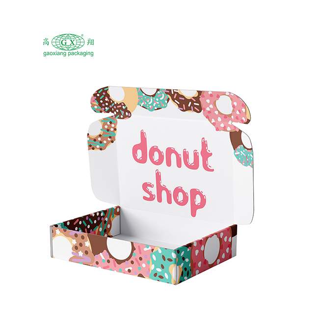 Wholesale sencai custom printing bakery donuts paper box with handle