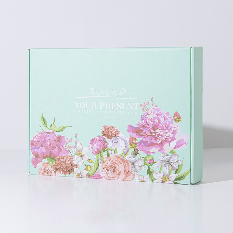 Wholesale recyclable cardboard cosmetics clothing box custom pink paper gift box packaging with logo