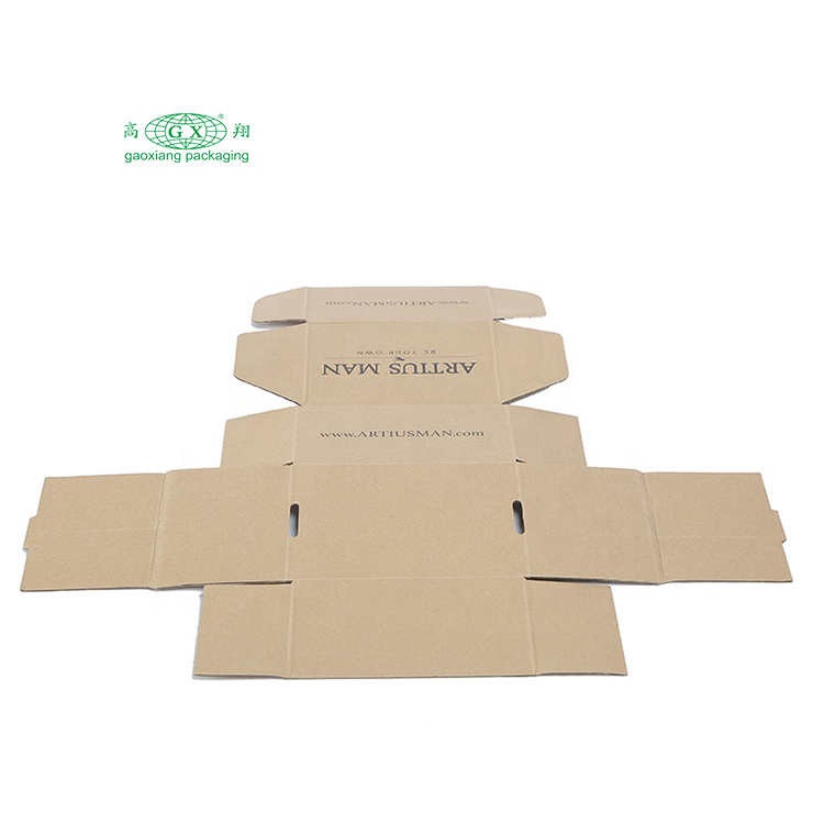 Manufacturer customized recycle paper corrugated packaging box folding shipping boxes with logo