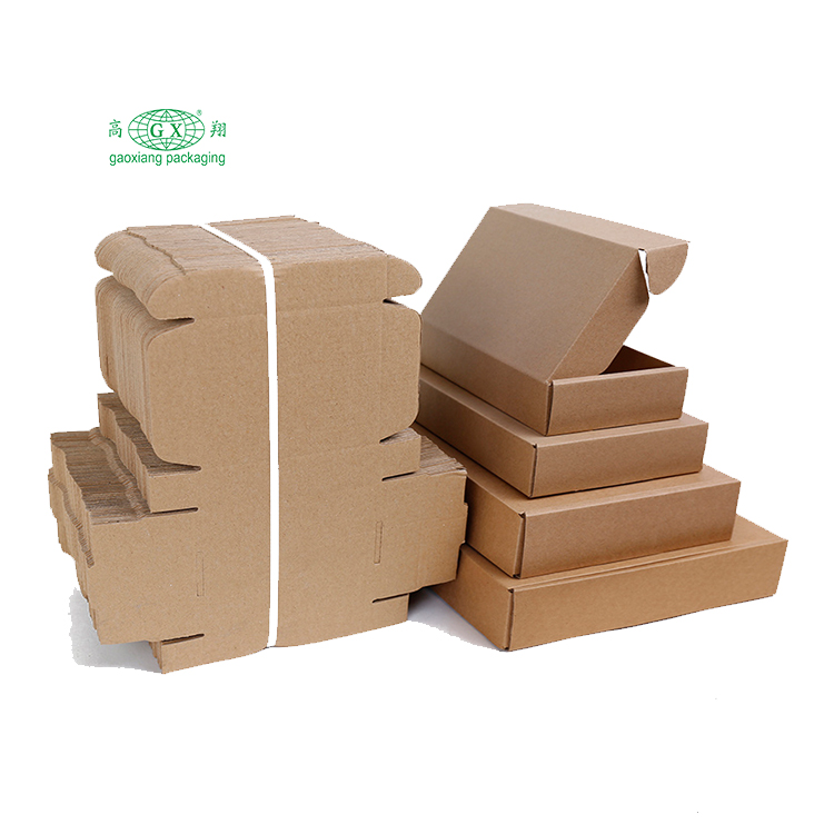 High quality printed paper package cardboard boxes factory price custom packing kraft paper boxes