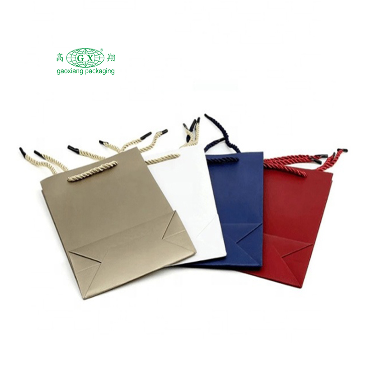 Wholesale Jewellery gifts packaging customized recyclable jewelry paper bag