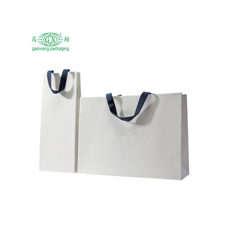 Factory wholesale custom logo printed fashion paper hair bag with private label