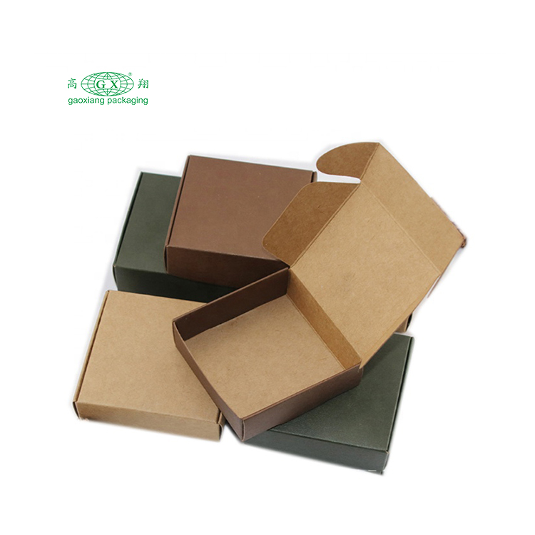 Wholesale custom design logo cardboard black carton packaging kraft soap paper box