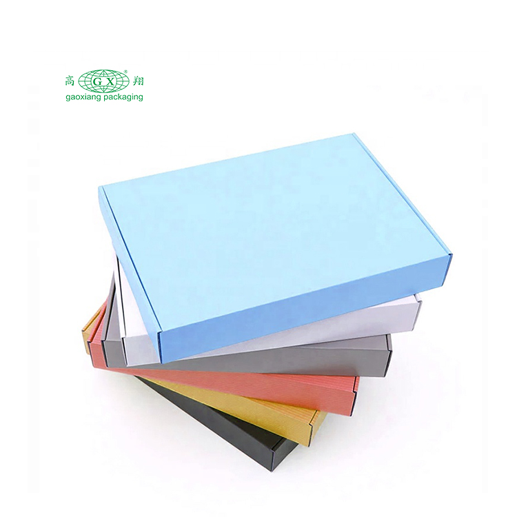 Custom printed unique commerce postal corrugated skincare shipping box packaging cardboard mailer paper box