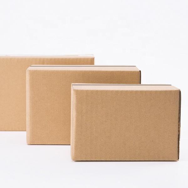 Exquisite white corrugated box packaging custom box brown paper box