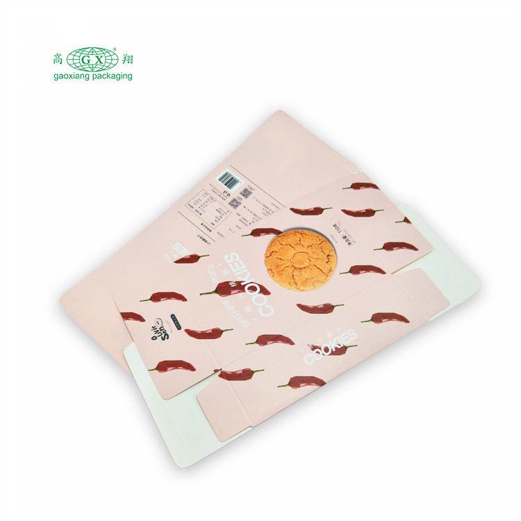 Wholesale custom logo design nuts & kernels paper box foods biscuits packaging paper box