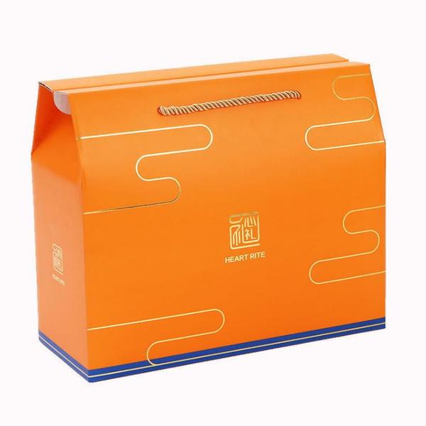Customized colorful eco-friendly corrugated paper dry fruits nuts gift box