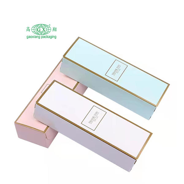 Wholesale custom logo printed elegant fashion gift cardboard paper eyelash packaging box