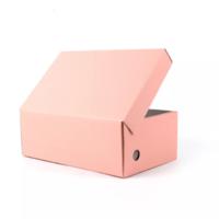 Wholesale luxury cardboard custom shoe boxes with custom logo white corrugated box
