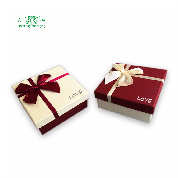 Factory custom packaging sweet wedding birthday party paper gift boxes with lid personalized boxes
