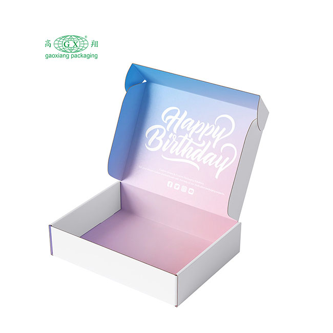 Underwear cosmetics clothing packing boxycharm corrugated paper with custom logo printed personalized boxes