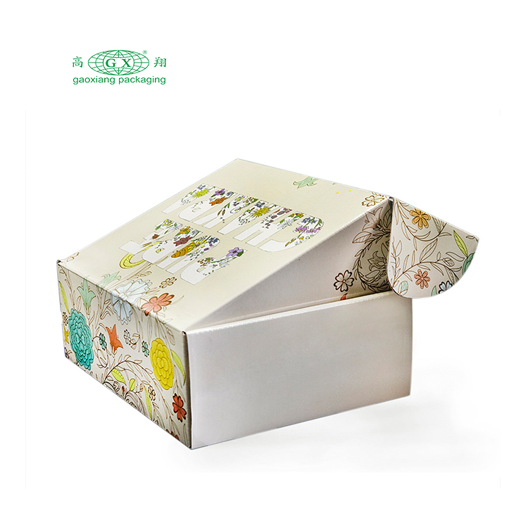 Underwear cosmetics clothing packing boxycharm corrugated paper with custom logo printed personalized boxes