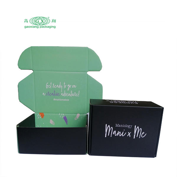Underwear cosmetics clothing packing boxycharm corrugated paper with custom logo printed personalized boxes