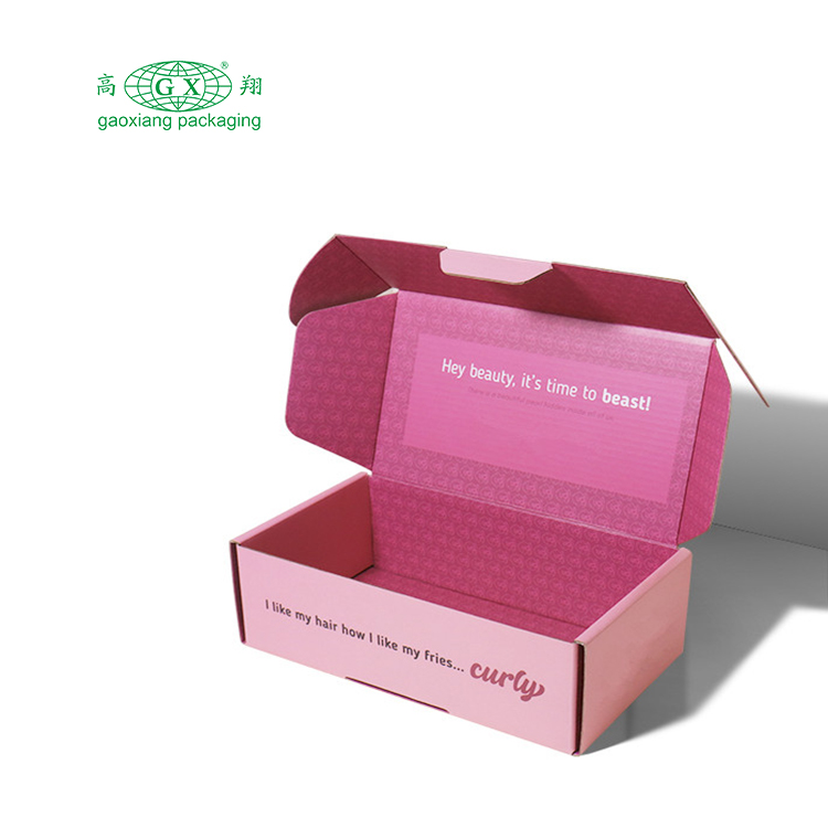 Customized packaging manufacturing colored durable corrugated packaging boxes
