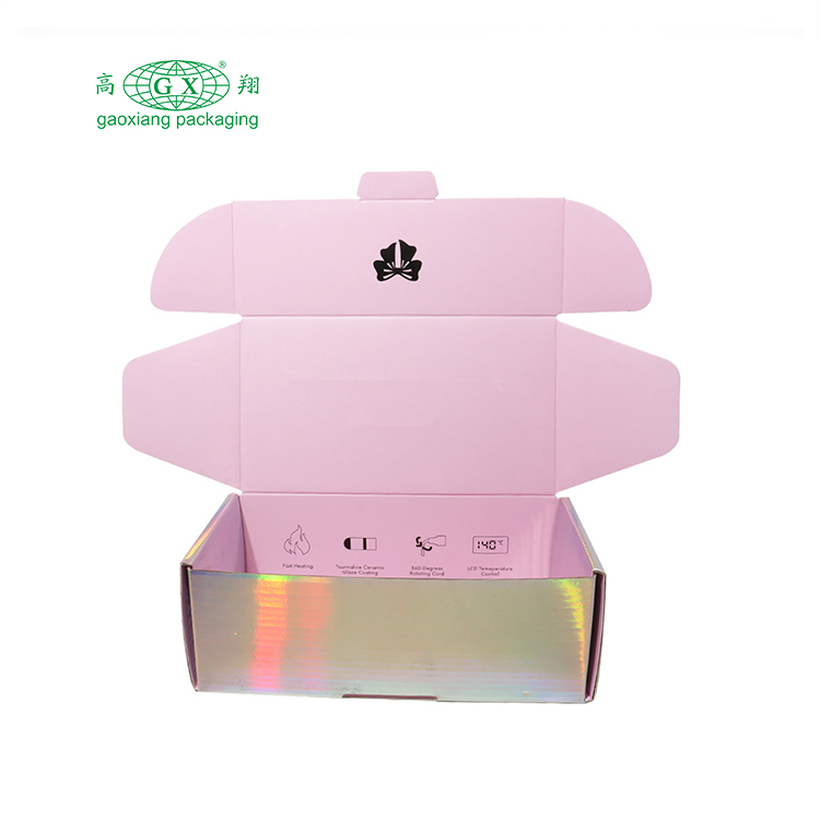 Customized colored mailer box packaging manufacturing corrugated boxes durable apparel packaging boxes