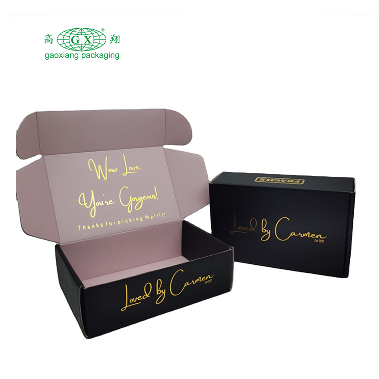 Mailer box manufacture customized colored mailer boxes durable apparel packaging boxes with custom logo printed