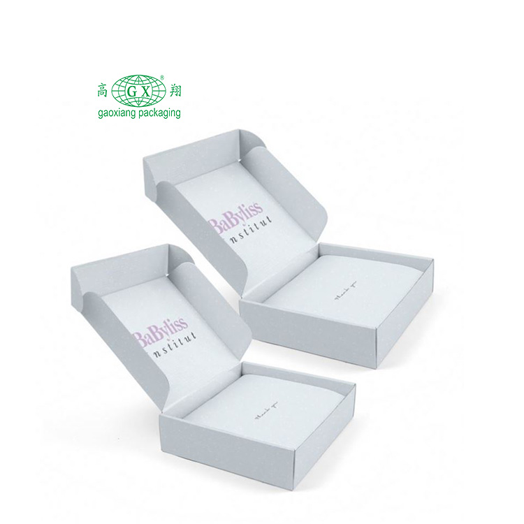 Wholesale custom logo printed ecommerce mailing shipping cosmetic luxury gift packaging corrugated box
