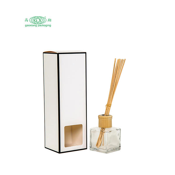 Custom gift packaging boxes gloss packaging box reed diffuser packaging box