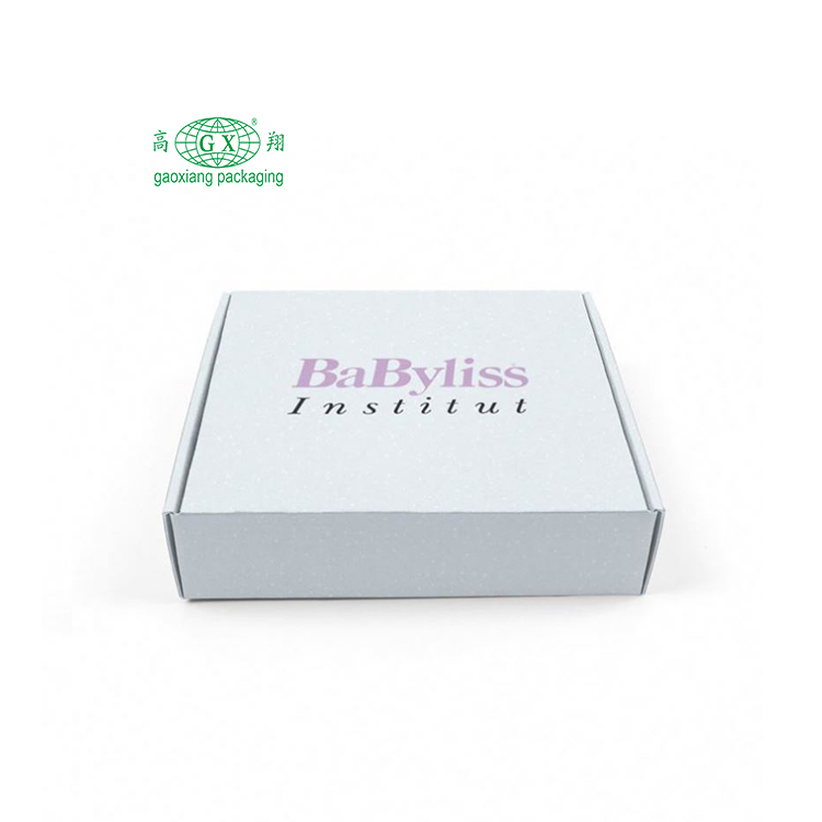 Wholesale custom logo printed mailing shipping cosmetic luxury gift packaging corrugated box
