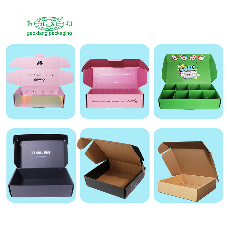 2022 Customized colored mailer box manufacture corrugated boxes durable apparel packaging boxes