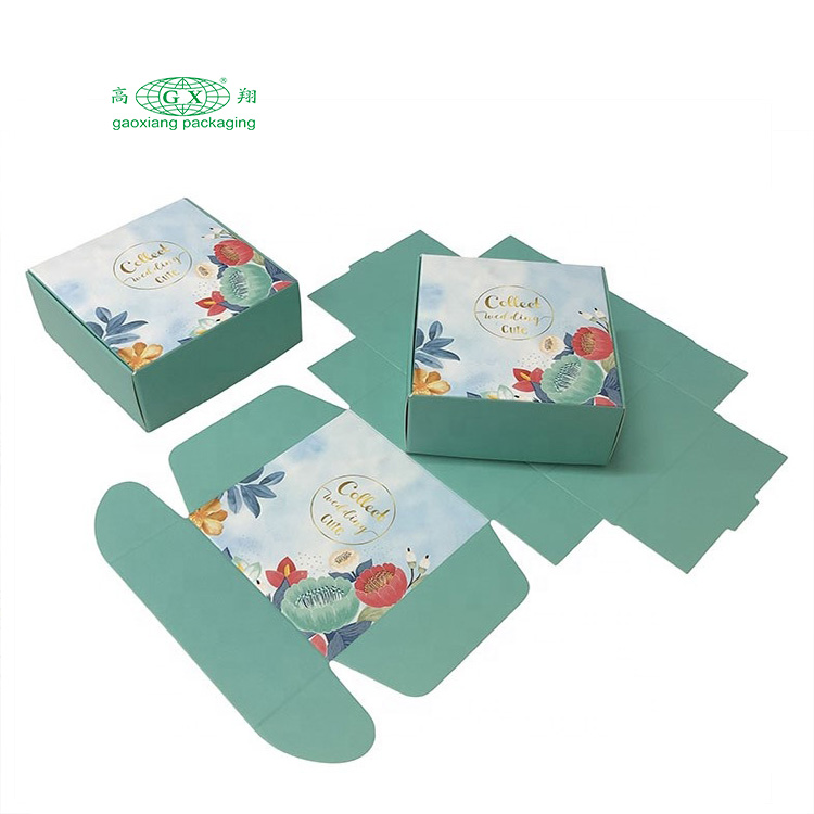 Custom logo printed personalized underwear beauty clothing corrugated paper packing boxes color box packaging