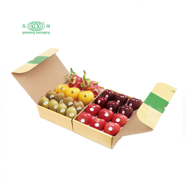 Custom corrugated board fruits packing boxes