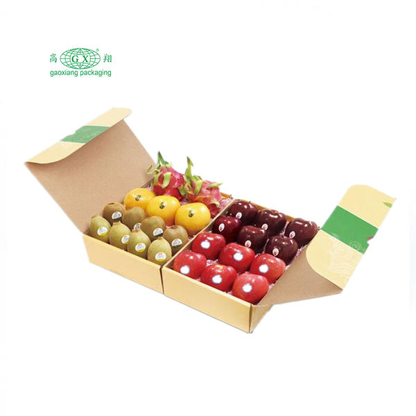 Custom corrugated board fruits packing boxes