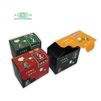 Creative flip type multicolor matte cardboard paper scented tea packaging box for health products