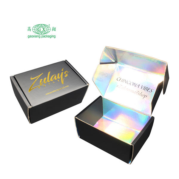 Custom print personalised corrugated paper boxes shipping mailer packaging box with logo