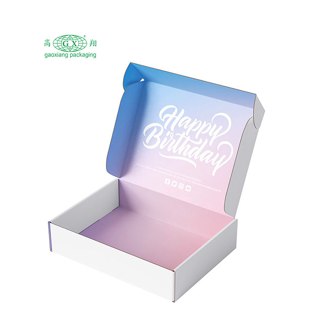 2022 Customized colored mailer box manufacture corrugated boxes durable apparel packaging boxes